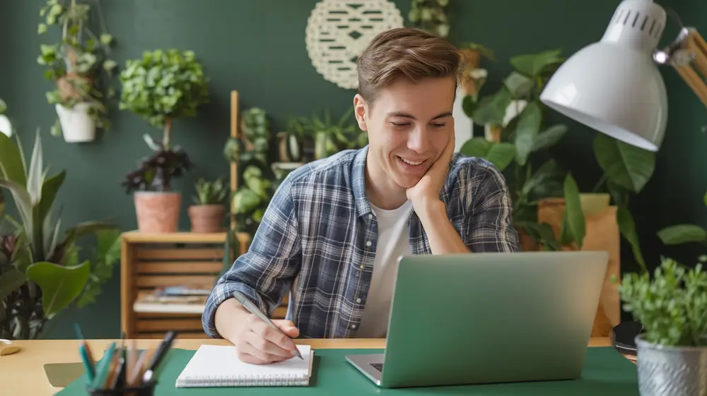 Vartotojas naršo internete įvairius bankų ir kredito unijų paskolų pasiūlymus bei akcijas.